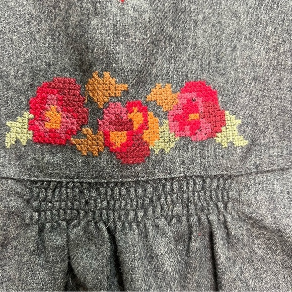 Zara Grey Wool Blend Dress Size 3 - Picture 3 of 7